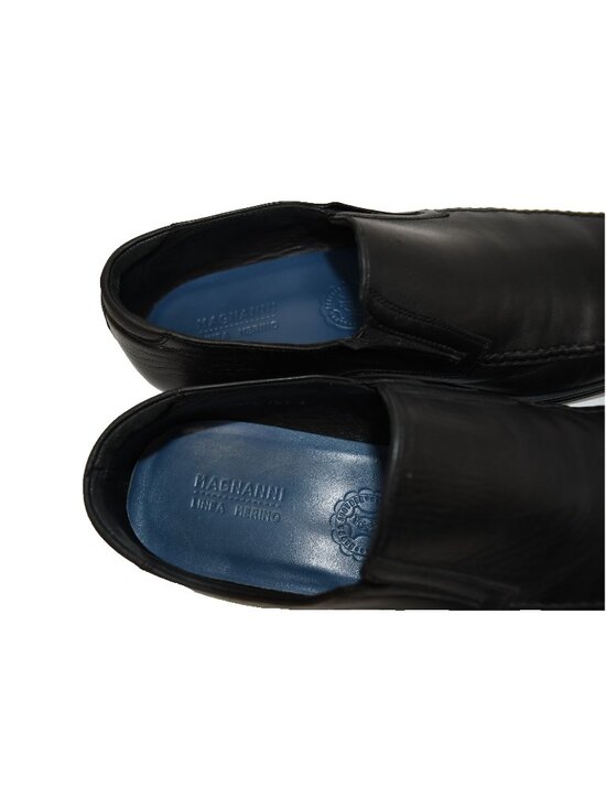 New! Magnanni Men\'s Madrid Slip-On Loafers Size 9 16923 Black DD533 main image 4